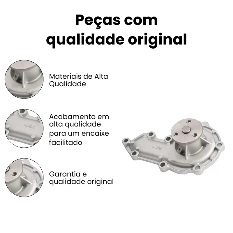 Bomba Água Mercedes Benz L1214 Caminhão 1989-1997 - Imagem 3