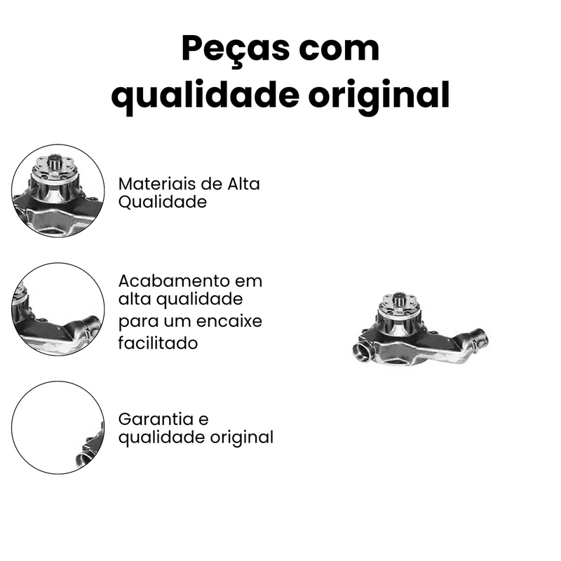 Bomba Água Mercedes-Benz 1218 L 1991 - Imagem 3