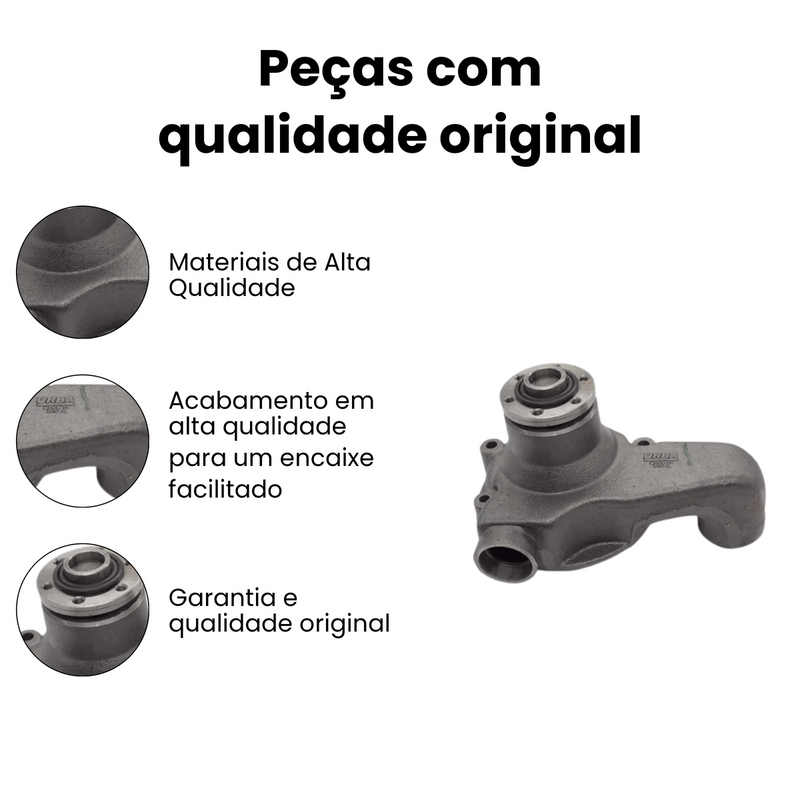 Bomba Água Mercedes Benz 1517 1519 1520 1524 Axor 2036 2040 - Imagem 3