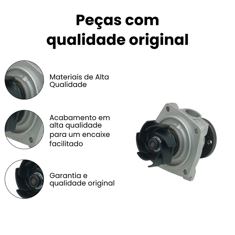 Bomba Água Fiat Uno 1984-1996 Elba 1985-1989 Premio 1987-199 - Imagem 3
