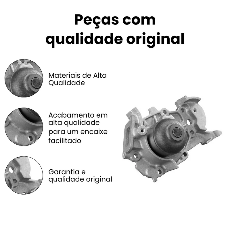 Bomba Água C Carcaça VW Fox 13-21 CrossFox 15-17 SpaceFox 15 - Imagem 3