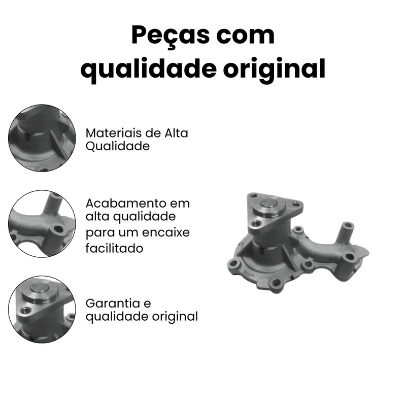 Bomba Água Hyundai HB20 2013-2018 i30 2011-2018 Creta 2016-2 - Imagem 3