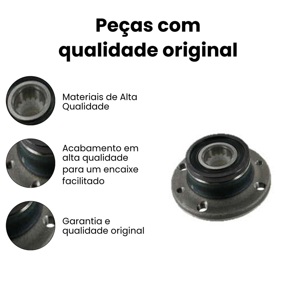 Cubo de Roda Traseiro com ABS FIAT VKBC 3540 - Imagem 3