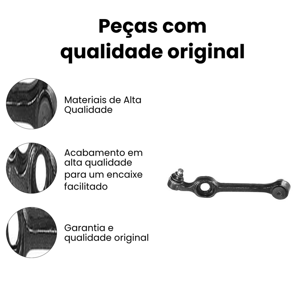 BRACO SUSPENSAO DIANTEIRO DIREITO VOLKSWAGEN | FORD VKDS 6021 - Imagem 3