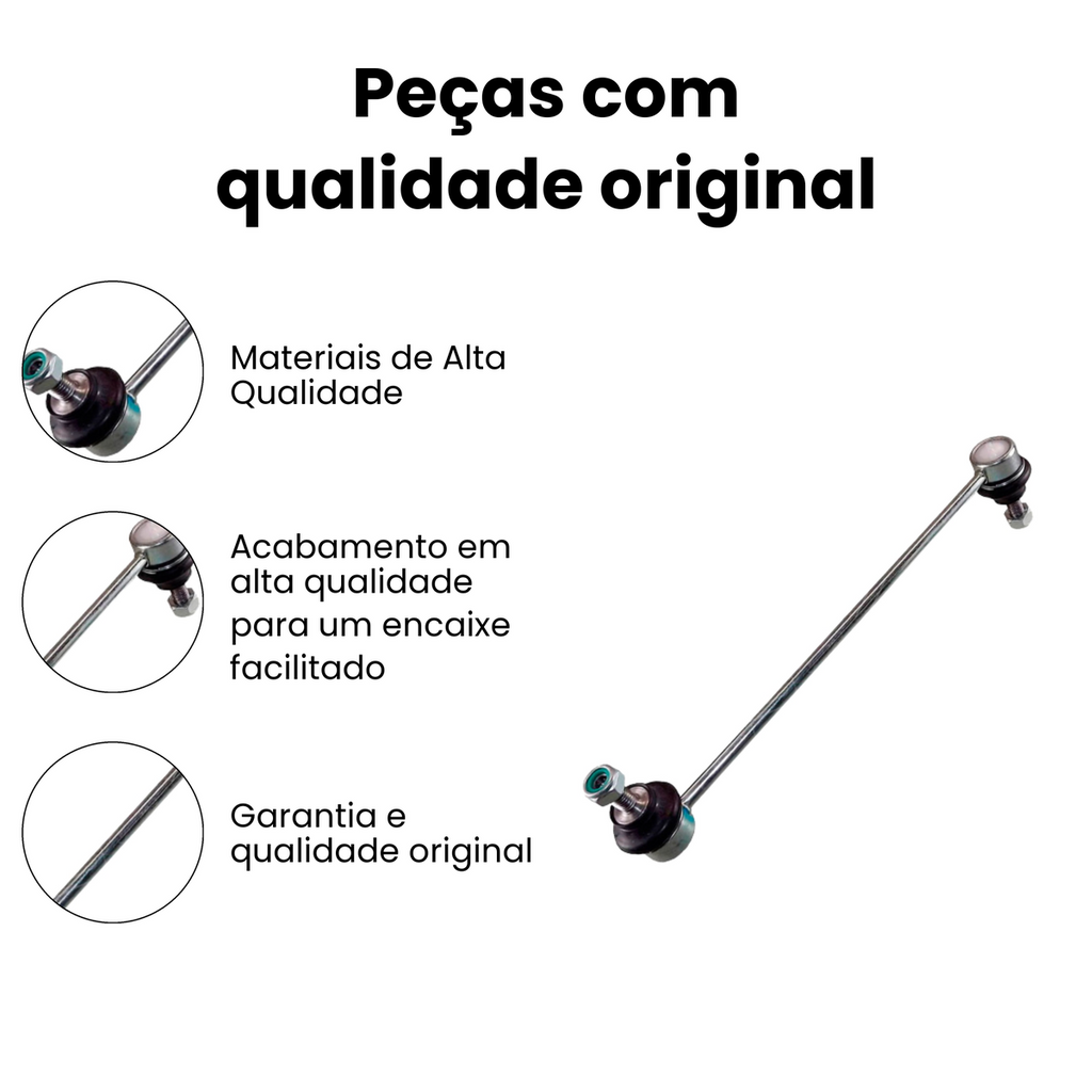 Bieleta Direita Esquerda Volkswagen Voyage Gol Fox Crossfox - Imagem 3