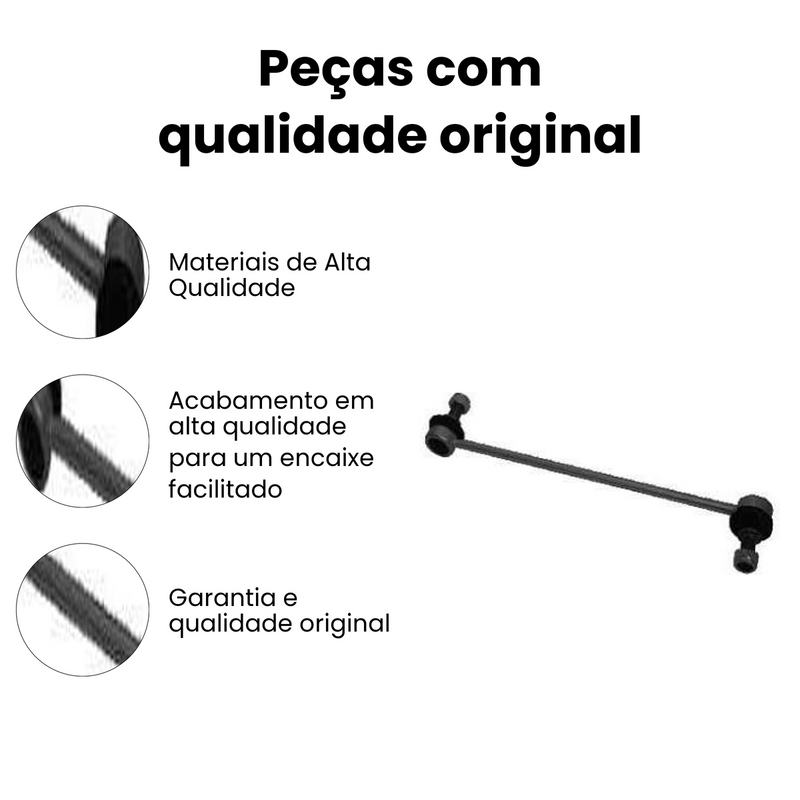 Bieleta Direita Esquerda Cruze 1.8 16V 2010-2019 Malibu 2.4 - Imagem 3