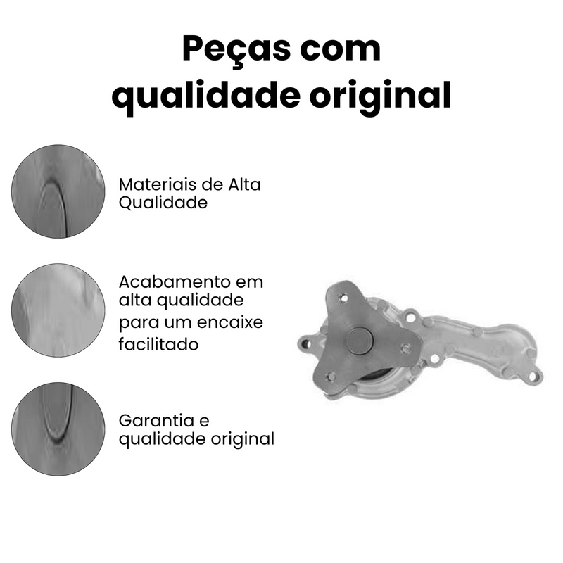 Bomba D'Água SKF Fiat Gol Volkswagen Parati Fox Polo 1.0 16V - Imagem 3