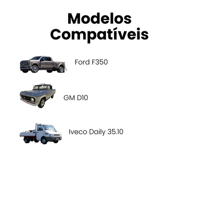Cruzeta Ford F350 1985-2010 GM A C D10 1990-2005 Iveco Daily - Imagem 4