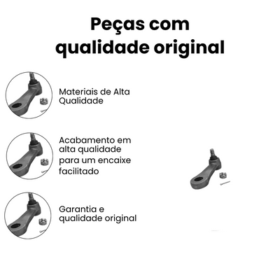 BRACO PITMAN DIANTEIRO ESQUERDO CHEVROLET VKY 6174 - Imagem 3