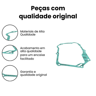 Junta Tampa Lateral Direita C100 Biz/Dream - Vedamotors - Imagem 3