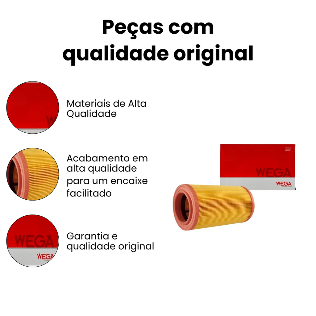 FILTRO DE AR VOLVO WAP610 - Imagem 3