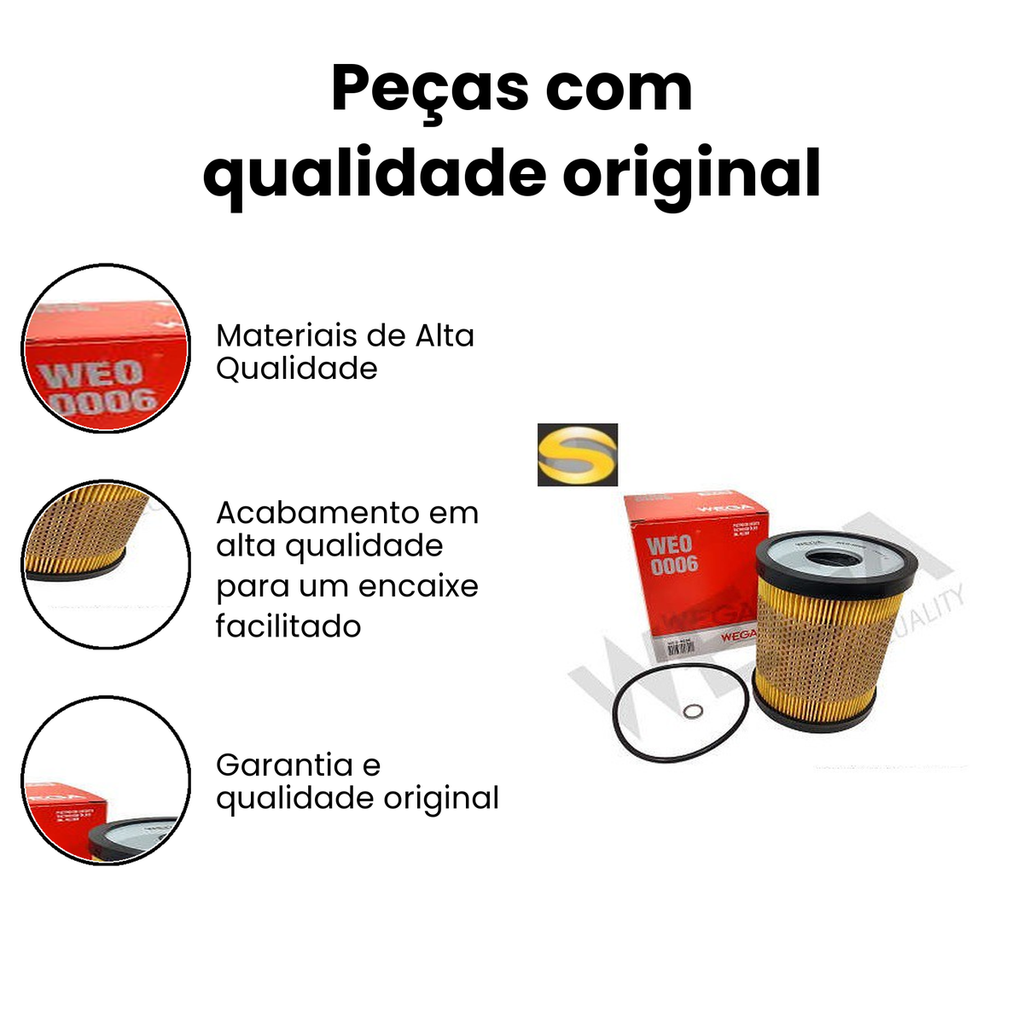 Filtro de Óleo WEGA - LK LB - Imagem 3