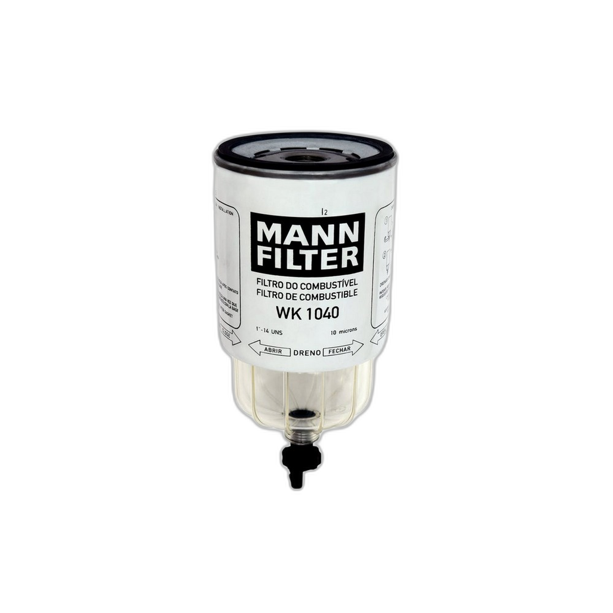 Filtro MANN B1618 Roscável