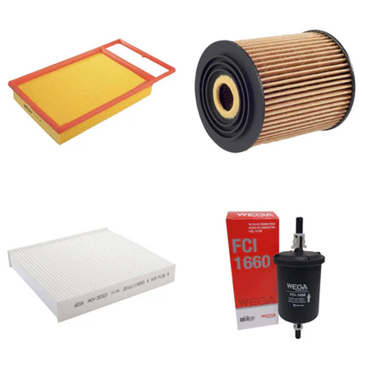 Kit Filtro Fiat Grand Siena Palio Strada 1.6 1.8 16V 12-18