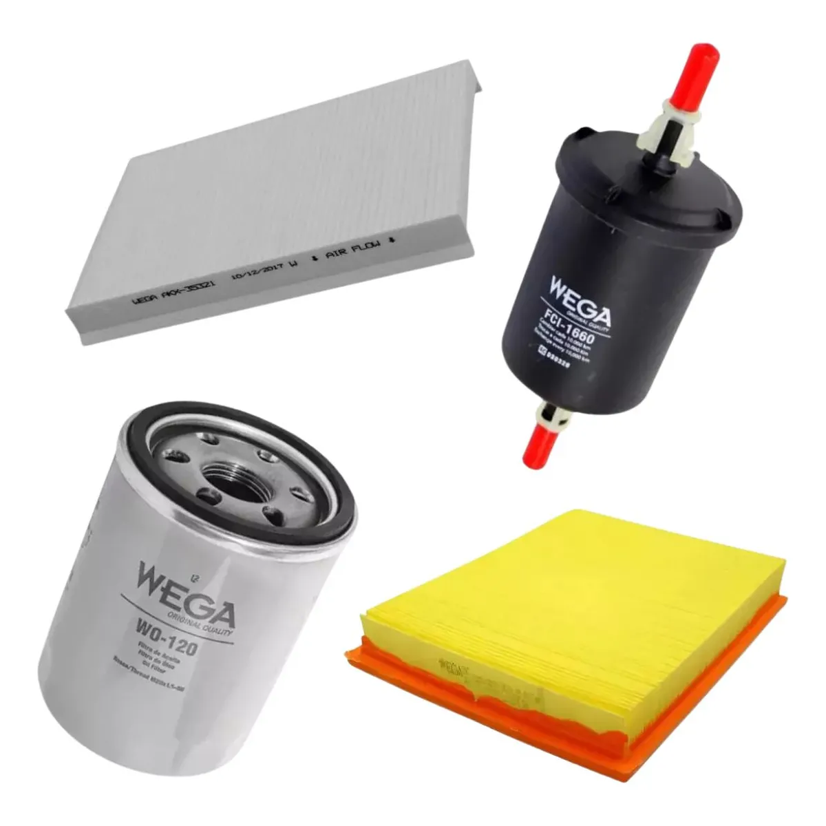 Kit Filtro Fiat Palio Siena 1.0 1.4 8V 02-16