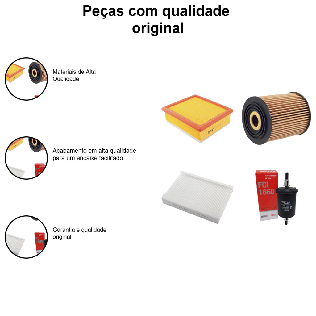 Kit Filtro Renegade Toro 1.8 16V 15-22 - Imagem 4