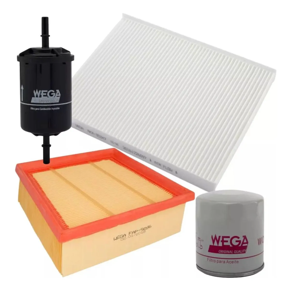 Kit Filtro Ford Ecosport Ka New Fiesta 1.0 1.5 1.6 16V