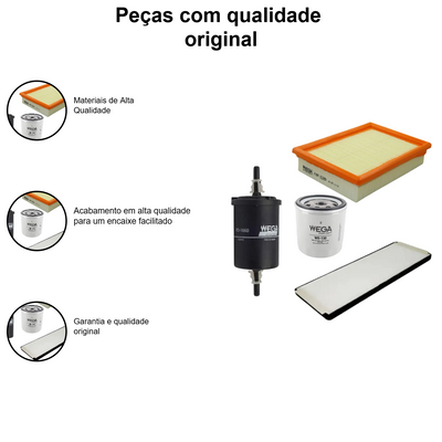 Kit Filtro Chevrolet Celta Prisma 03-17 - Imagem 4