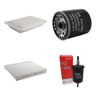 Kit Filtro Toyota Corolla 1.6 1.8 16V 08-15 - Imagem 1