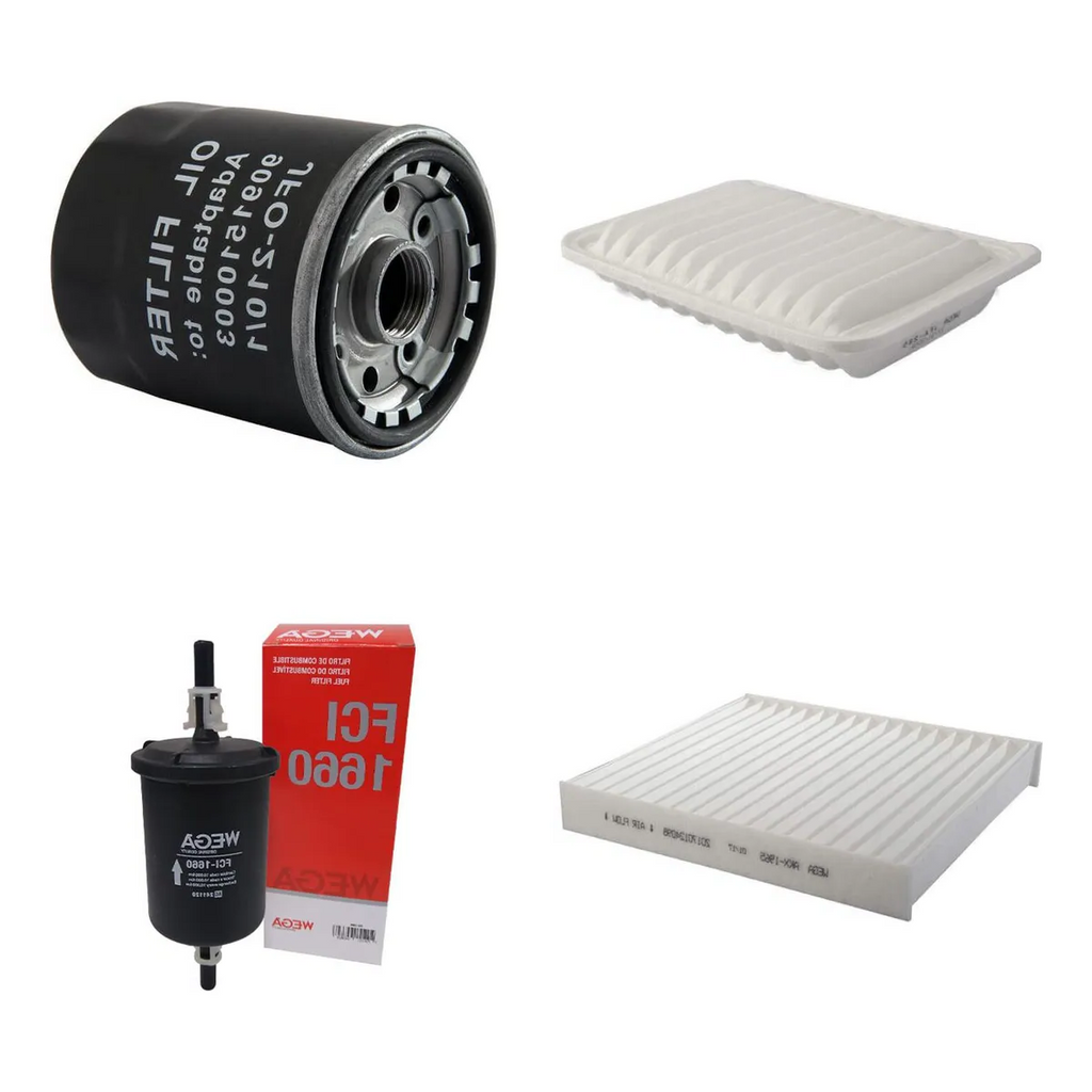 Kit Filtro Toyota Corolla 1.6 1.8 16V 08-15 - Imagem 2