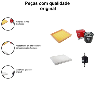 Kit Filtro VW Crossfox Fox Spacefox 1.6 16V 13-19 - Imagem 4