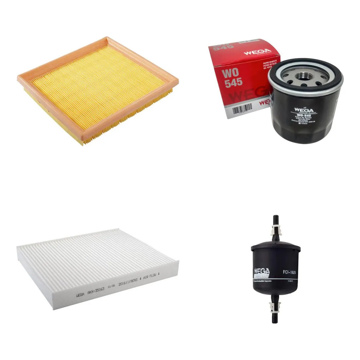 Kit Filtro VW Crossfox Fox Spacefox 1.6 16V 13-19