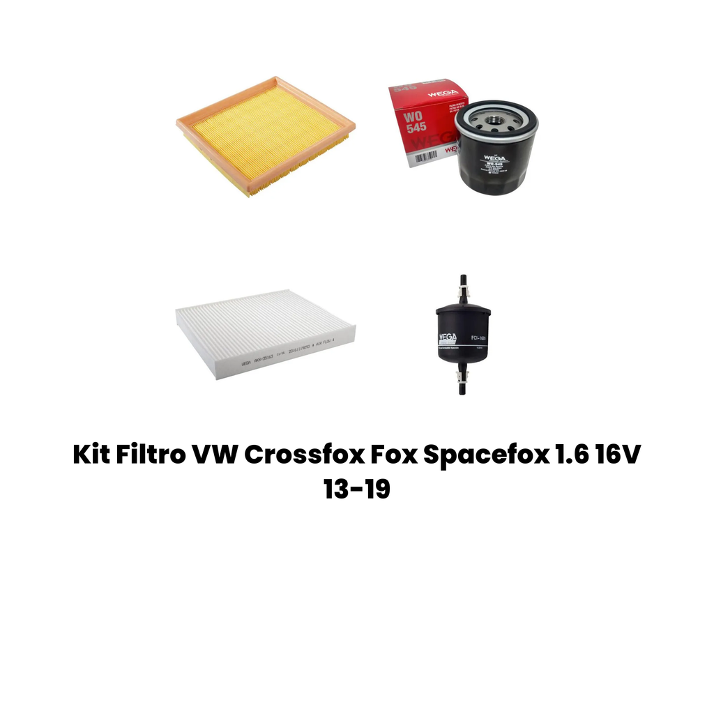 Kit Filtro VW Crossfox Fox Spacefox 1.6 16V 13-19 - Imagem 3
