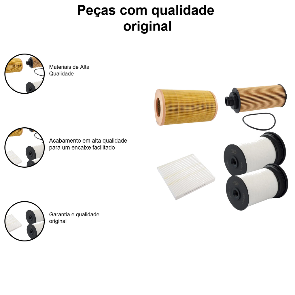 Kit Filtro Chevrolet S10 Trailblazer 2.8D 12-20 - Imagem 4