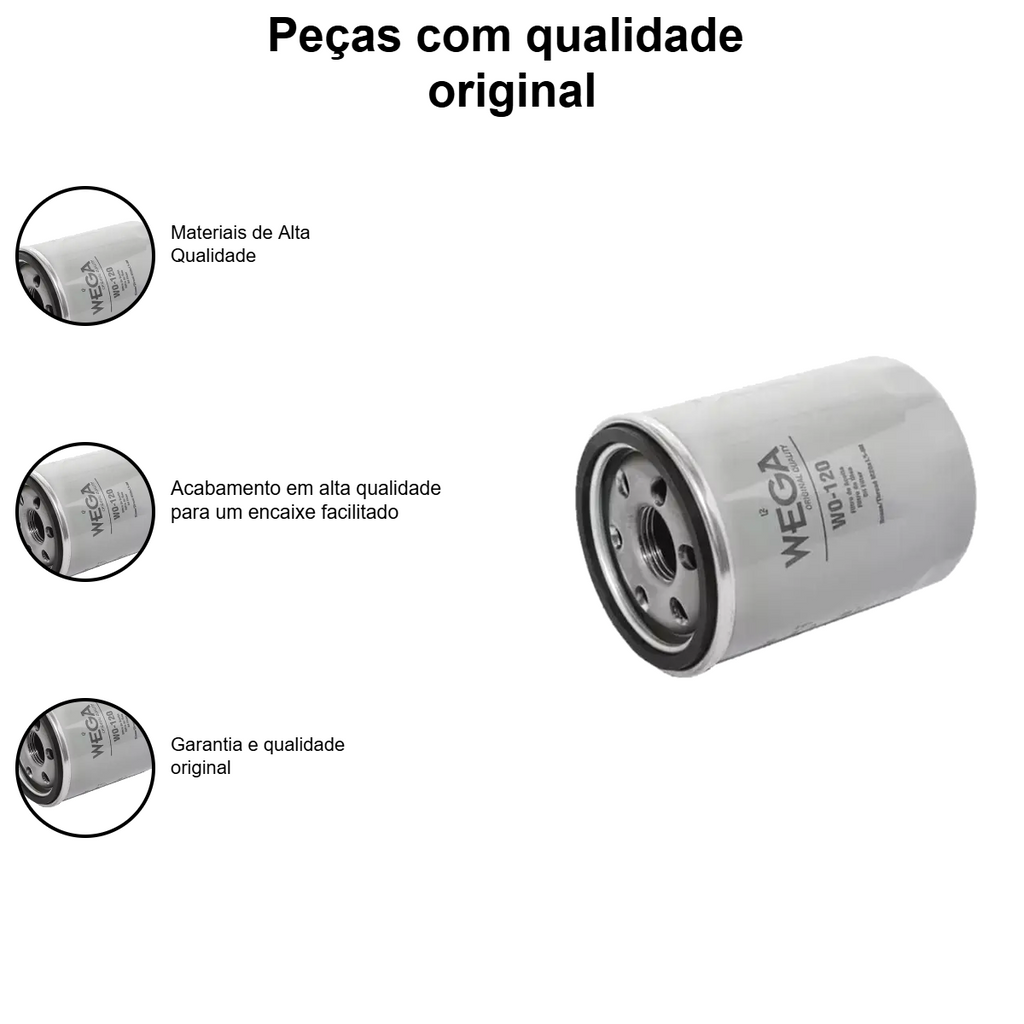 Filtro Oleo Fiat Palio Siena Honda City Accord Mits TR4 - Imagem 4