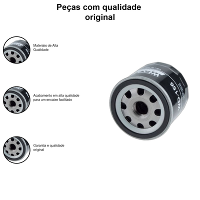 Filtro de óleo WEGA WO156 - BRONCO ECOSPORT - Imagem 3