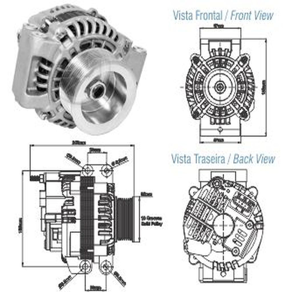 ALTERNADOR G 230, G/P/R/T 2007-2008 - Imagem 1