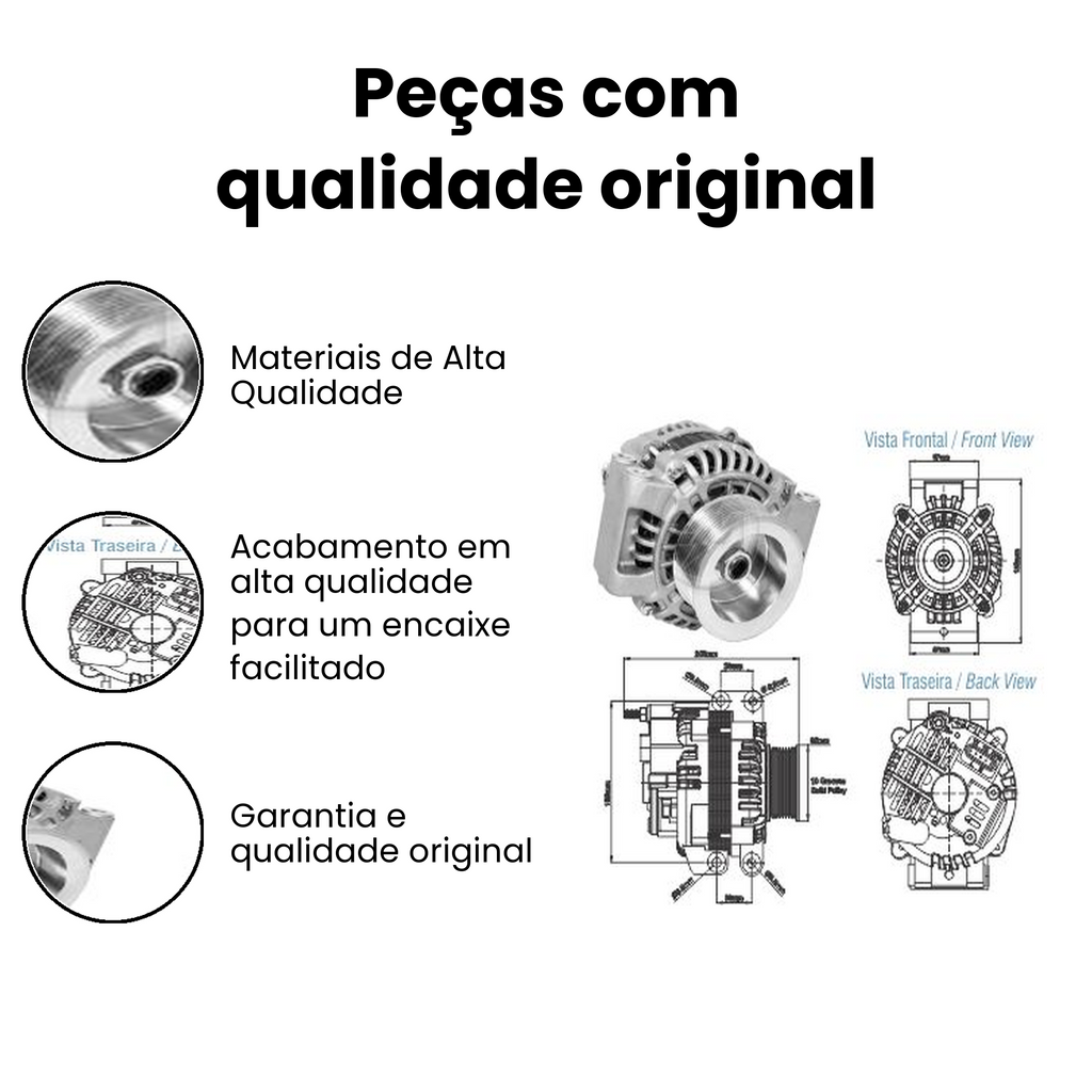 ALTERNADOR G 230, G/P/R/T 2007-2008 - Imagem 3