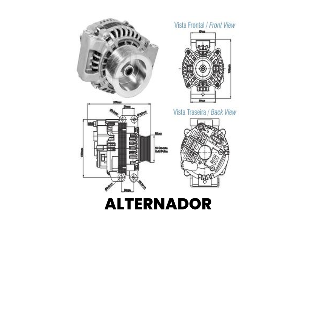 ALTERNADOR G 230, G/P/R/T 2007-2008 - Imagem 2
