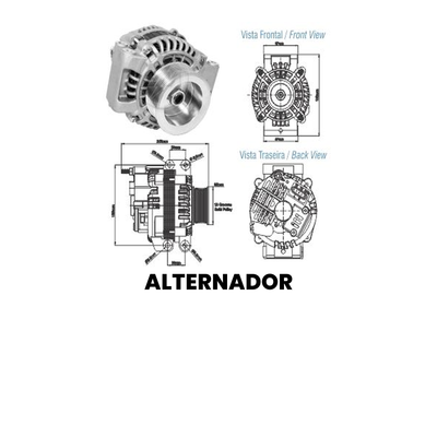 ALTERNADOR G 230, G/P/R/T 2007-2008 - Imagem 2