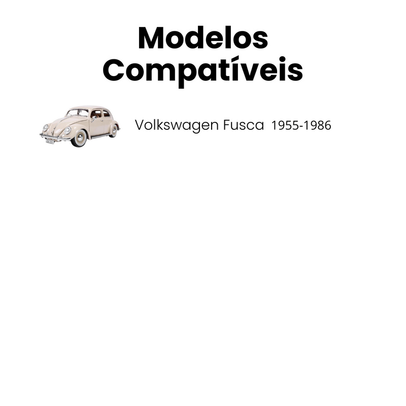 Coxim Motor Tras Dir Esq Volkswagen Fusca 1955-1986 - Imagem 4