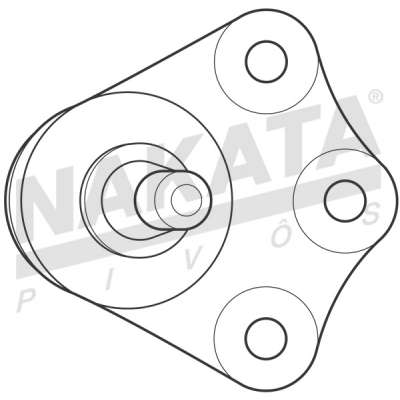 Pivo Suspensão Dianteiro Fiat Idea Direito/Esquerdo