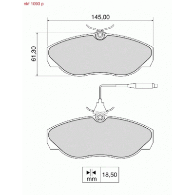 Pastilha Freio Diant Citroen Jumper 2.5