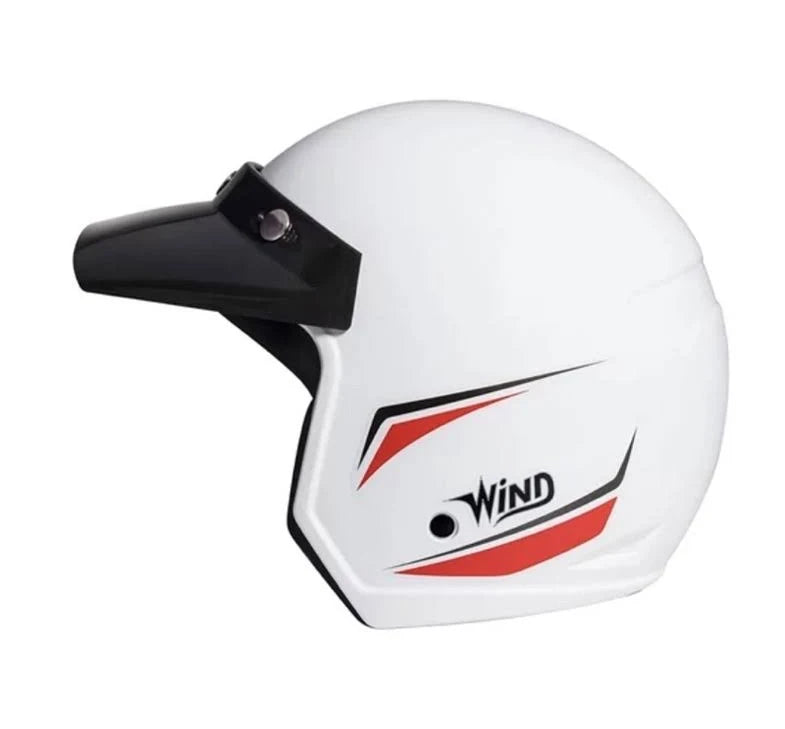 Capacete Wind V3 Speed Lines Branco - Imagem 1